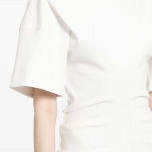 Alexander Wang Draped Crossover Top Size 0 White